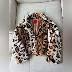 Jennifer Lopez Leopard Jacket Medium NWOT